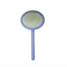 Load image into Gallery viewer, Ergonomic Non-Slip Wooden Detangling Brush for Dogs & Cats: Mint