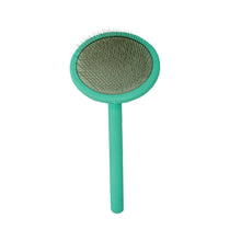 Load image into Gallery viewer, Ergonomic Non-Slip Wooden Detangling Brush for Dogs & Cats: Mint