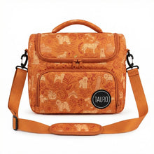 Load image into Gallery viewer, Grooming bag, universal, with adjustable handle, customized design, ORANGE 9.8x12x7.3 in