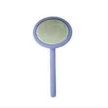 Load image into Gallery viewer, Ergonomic Non-Slip Wooden Detangling Brush for Dogs &amp; Cats: Mint
