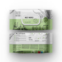 Load image into Gallery viewer, Aloe Vera Pet Wipes for Daily Care of Dogs &amp; Cats: 40 pcs.

