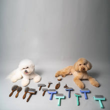 Load image into Gallery viewer, Premium Wooden Pin Brush with Short Stainless Steel Teeth, 0.4”: S, 2.68x5.83 in
