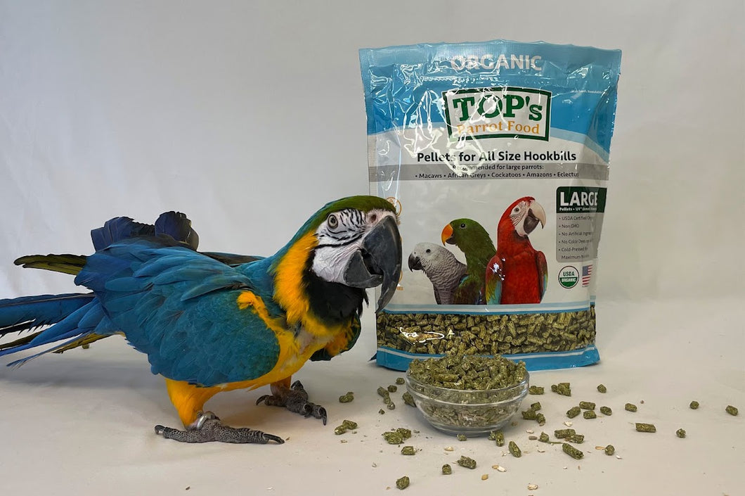 Tops Pellets for Large Birds 1 POUND BAG