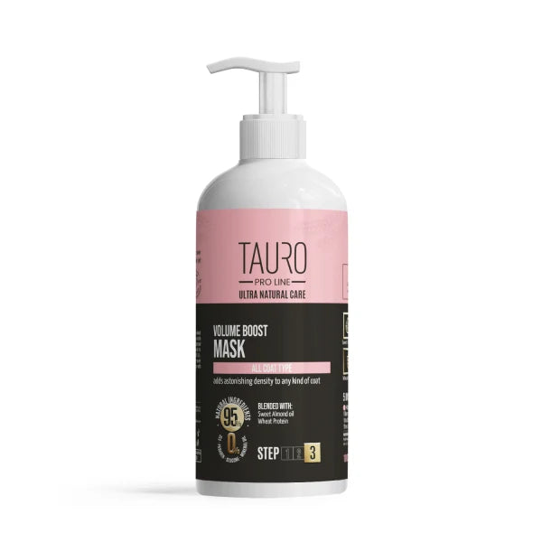 Ultra Natural Care volume boost mask for dogs and cats coat.