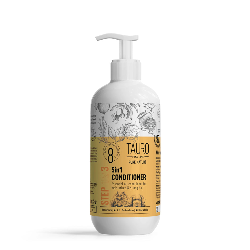Pure Nature 5in1, moisturizing coat conditioner for dogs and cats