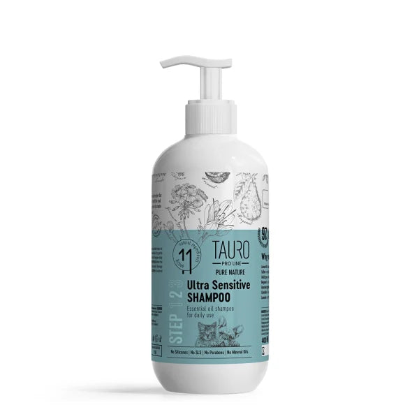 Pure Nature Ultra Sensitive, coat shampoo for dogs and cats with sensitive skin 13.53 fl oz