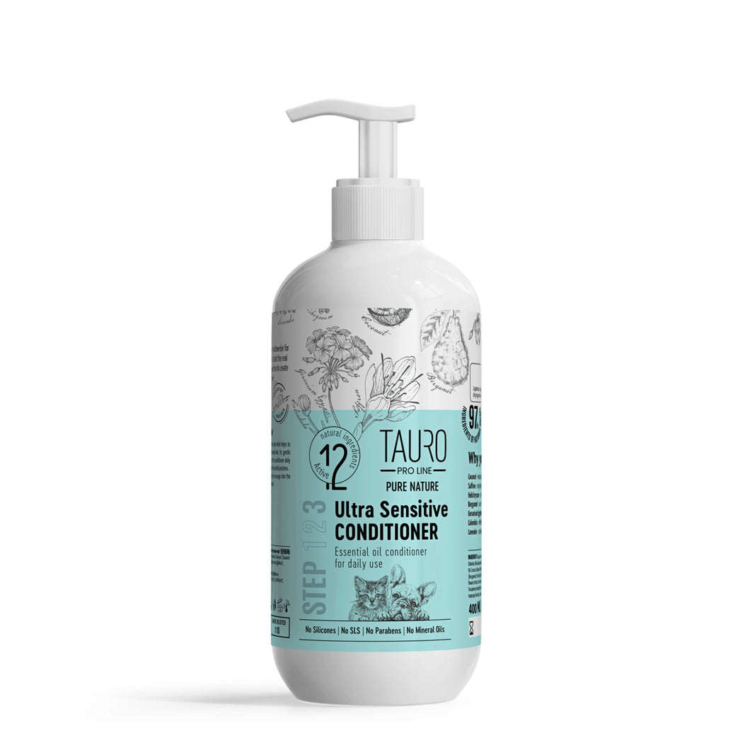 Pure Nature Ultra Sensitive, coat conditionier for dogs and cats with sensitive skin 13.53 fl oz