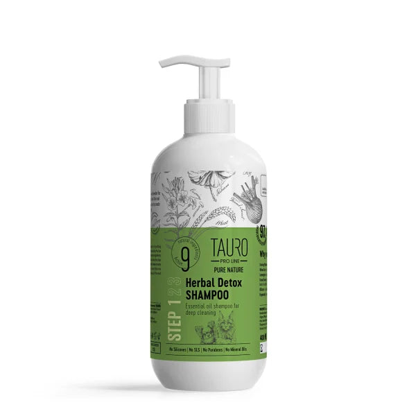 Pure Nature Herbal Detox, deep cleaning shampoo for dogs and cats coat 13.53 fl oz
