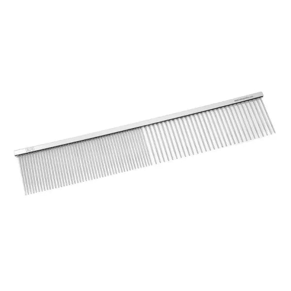 Comb metallic, sparse and dense teeth, L 9.64 in