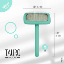 Load image into Gallery viewer, Premium Wooden Pin Brush with Short Stainless Steel Teeth, 0.4”: S, 2.68x5.83 in
