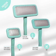 Load image into Gallery viewer, Premium Wooden Pin Brush with Short Stainless Steel Teeth, 0.4”: S, 2.68x5.83 in
