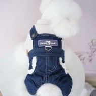 Lined denim like onesie